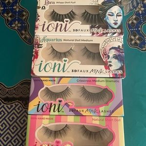IONI 3D Faux MINK Lashes. *set of 4*